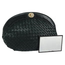 BOTTEGA VENETA INTRECCIATO Clutch Bag Leather Green Auth mr1531-1