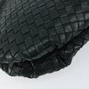BOTTEGA VENETA INTRECCIATO Clutch Bag Leather Green Auth mr1531-16