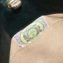 BOTTEGA VENETA INTRECCIATO Clutch Bag Leather Green Auth mr1531-17