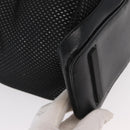 PRADA Tote Bag Nylon Black Silver Auth mr1532-15