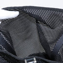 PRADA Tote Bag Nylon Black Silver Auth mr1532-18