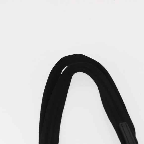 PRADA Tote Bag Nylon Black Silver Auth mr1532