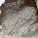 PRADA Shoulder Bag Nylon Beige Silver Auth mr1533-10