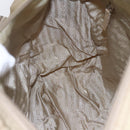 PRADA Shoulder Bag Nylon Beige Silver Auth mr1533-24