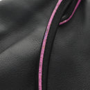 LOEWE Flamenco Hand Bag Leather Black Silver Auth mr1535-10