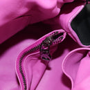 LOEWE Flamenco Hand Bag Leather Black Silver Auth mr1535-23