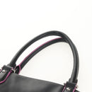 LOEWE Flamenco Hand Bag Leather Black Silver Auth mr1535-14