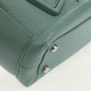 BOTTEGA VENETA MAXI INTRECCIATO Mini Arco Bag Leather 2way Green Auth mr1536V-16