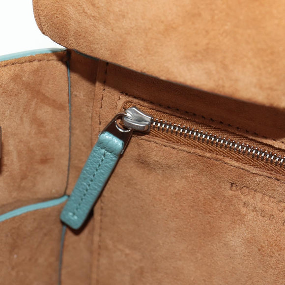 BOTTEGA VENETA MAXI INTRECCIATO Mini Arco Bag Leather 2way Green Auth mr1536V