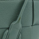 BOTTEGA VENETA MAXI INTRECCIATO Mini Arco Bag Leather 2way Green Auth mr1536V-2