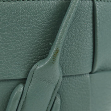 BOTTEGA VENETA MAXI INTRECCIATO Mini Arco Bag Leather 2way Green Auth mr1536V - 0