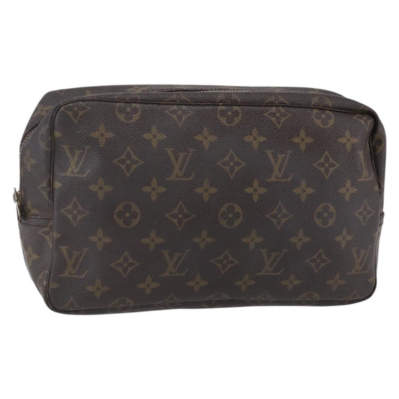 LOUIS VUITTON Monogram Trousse Toilette 28 Clutch Bag M47522 LV Auth mr1538