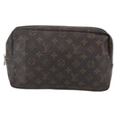 LOUIS VUITTON Monogram Trousse Toilette 28 Clutch Bag M47522 LV Auth mr1538-13