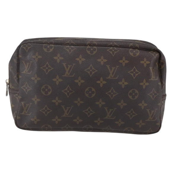 LOUIS VUITTON Monogram Trousse Toilette 28 Clutch Bag M47522 LV Auth mr1538