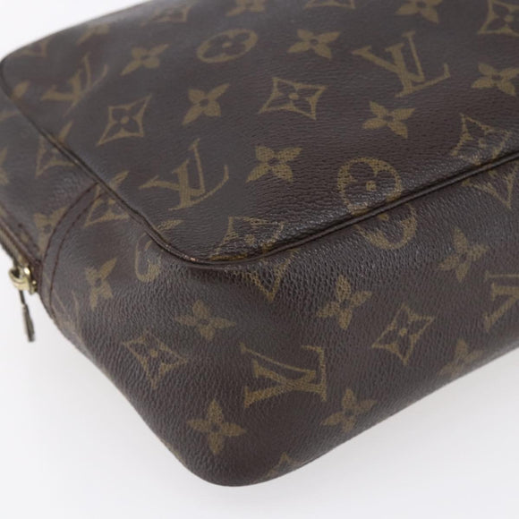 LOUIS VUITTON Monogram Trousse Toilette 28 Clutch Bag M47522 LV Auth mr1538