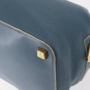 LOUIS VUITTON Suhari Angenu PM Hand Bag Leather Blue M91807 LV Auth mr1540V-17