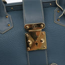 LOUIS VUITTON Suhari Angenu PM Hand Bag Leather Blue M91807 LV Auth mr1540V-19