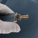 LOUIS VUITTON Suhari Angenu PM Hand Bag Leather Blue M91807 LV Auth mr1540V-9