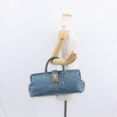 LOUIS VUITTON Suhari Angenu PM Hand Bag Leather Blue M91807 LV Auth mr1540V-25