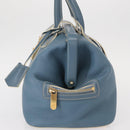 LOUIS VUITTON Suhari Angenu PM Hand Bag Leather Blue M91807 LV Auth mr1540V-3