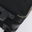 PRADA Suitcase Safiano leather Black Silver Auth mr1541-17