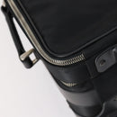 PRADA Suitcase Safiano leather Black Silver Auth mr1541-18