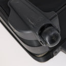 PRADA Suitcase Safiano leather Black Silver Auth mr1541-19