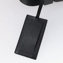 PRADA Suitcase Safiano leather Black Silver Auth mr1541-22