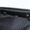 PRADA Suitcase Safiano leather Black Silver Auth mr1541-31