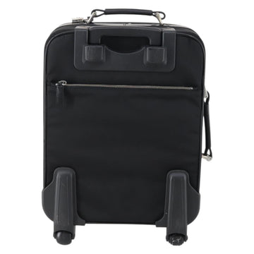 PRADA Suitcase Safiano leather Black Silver Auth mr1541 - 0