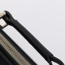 PRADA Suitcase Safiano leather Black Silver Auth mr1541-14