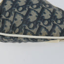 Christian Dior Trotter Canvas Waist Bag Nylon Navy Silver Auth mr1542-10