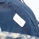 Christian Dior Trotter Canvas Waist Bag Nylon Navy Silver Auth mr1542-15