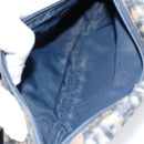 Christian Dior Trotter Canvas Waist Bag Nylon Navy Silver Auth mr1542-16