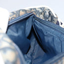 Christian Dior Trotter Canvas Waist Bag Nylon Navy Silver Auth mr1542-18