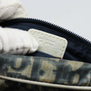 Christian Dior Trotter Canvas Waist Bag Nylon Navy Silver Auth mr1542-20