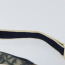 Christian Dior Trotter Canvas Waist Bag Nylon Navy Silver Auth mr1542-8