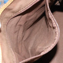 LOEWE Botanical Hand Bag Canvas Blue Silver Auth mr1547-12