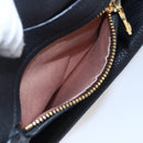 Miu Miu Hand Bag Leather Black Gold Auth mr1548-25