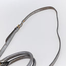 Miu Miu Madras Hand Bag Leather 2way Gold Auth mr1549-15