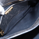 Miu Miu Madras Hand Bag Leather 2way Gold Auth mr1549-22