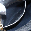 Miu Miu Madras Hand Bag Leather 2way Gold Auth mr1549-23