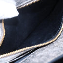 Miu Miu Madras Hand Bag Leather 2way Gold Auth mr1549-24