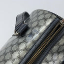 CELINE Hand Bag Enamel Silver Auth mr1550-10