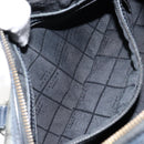 CELINE Hand Bag Enamel Silver Auth mr1550-23