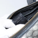 CELINE Hand Bag Enamel Silver Auth mr1550-12