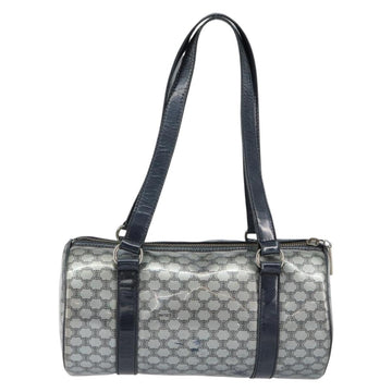 CELINE Hand Bag Enamel Silver Auth mr1550 - 0