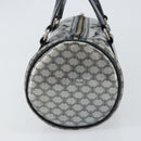 CELINE Hand Bag Enamel Silver Auth mr1550-3
