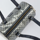 CELINE Hand Bag Enamel Silver Auth mr1550-6