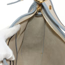 LOEWE Sofia Shoulder Bag Leather Ivory Gold Auth mr1551A-24